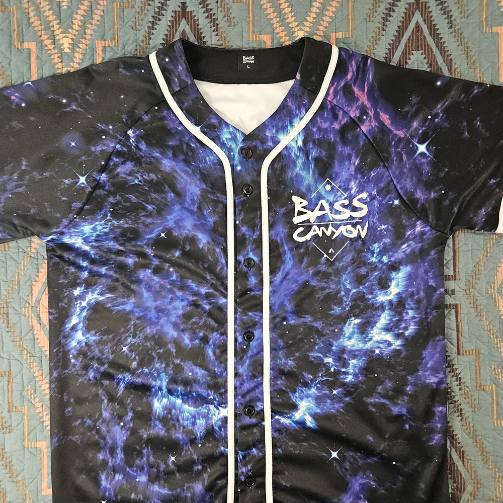 Bass Canyon‎ Galaxy Print Jersey. #1303